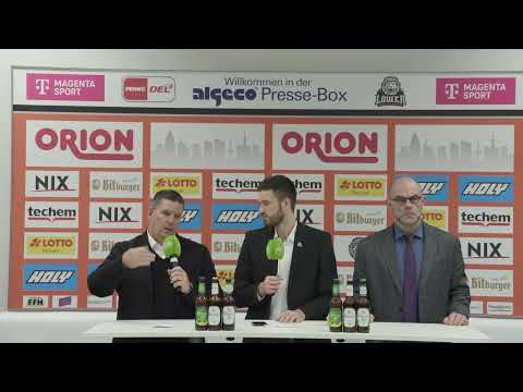 Press conference: Frankfurt Lions - Straubing Tigers (November 30, 2025)