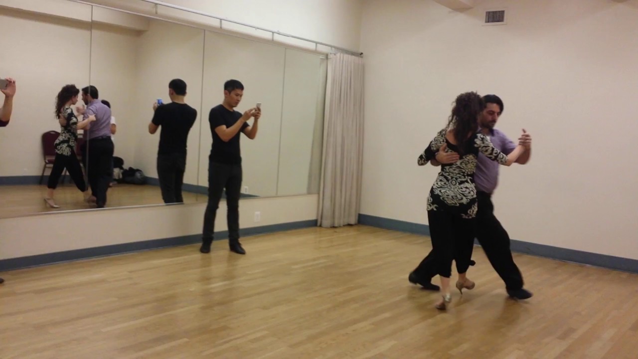Argentine tango class - Florencia Borgnia & Marcos Pereira: Vals - Desde El Alma
