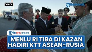 Menlu Sugiono Tiba di Kazan, Siap Hadiri KTT Rusia-ASEAN dengan Sambutan Tradisional Tatarstan