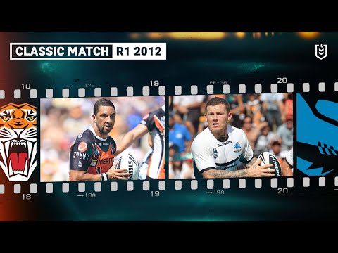NRL Highlights | Wests Tigers v Sharks | Round 1 2012 | Classic Match Highlights | NRL
