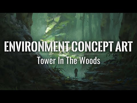 Concept Art Process - Tower In The Woods