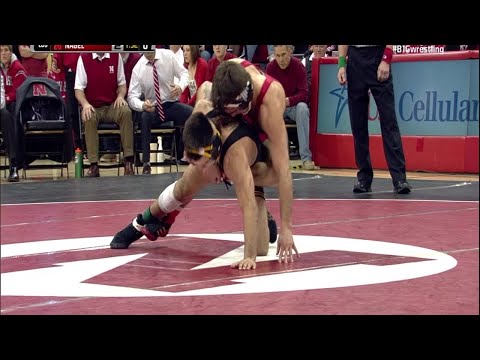 Big Ten Rewind: 2014 Wrestling - 133 LBs - Iowa's Tony Ramos vs. Nebraska's Shawn Nagel