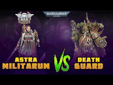 Astra Militarum vs Death Guard: A Warhammer 40k Battle Report | 10th Edition 2000pts