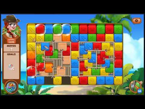 Lost Island Blast Adventure Level 1190 - NO BOOSTERS 🏝️ | SKILLGAMING ✔️