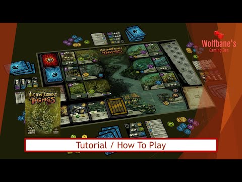 Ancient Terrible Things [Board Game] - Tutorial / How to Play with Examples