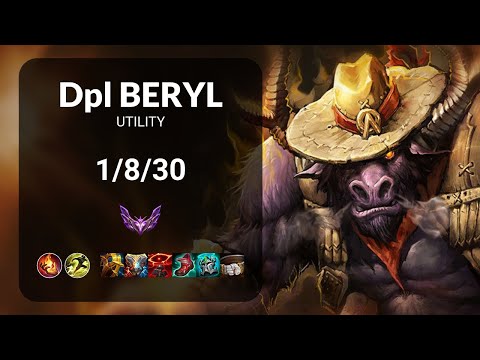 Dpl BeryL Alistar vs Lulu UTILITY - KR MASTER Patch 15.9