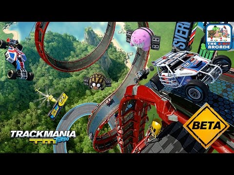 Trackmania Turbo Beta - Canyon Grand Drift and Down & Dirty Valley (Xbox One Gameplay) Video