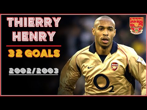 Thierry HENRY ➥ All 32 Goals of 2002/2003 | Arsenal [HD]