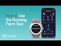 How To Use The Running Form Test