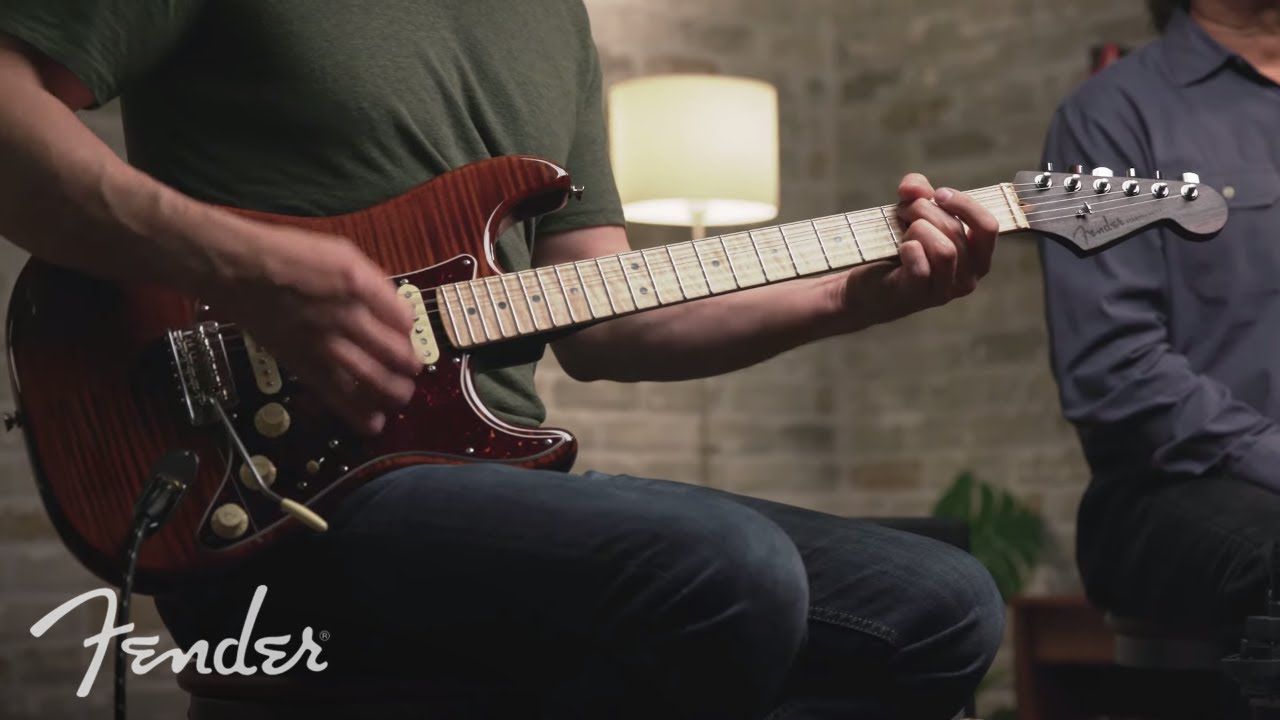 The Flame Maple Top Stratocaster Demo | Rarities Collection | Fender - YouTube