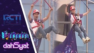 Raffi &amp; Felly Naik Flying Fox Untuk Opening HUT Dahsyat 9 | HUT DAHSYAT 9 | 22 MARET 2017