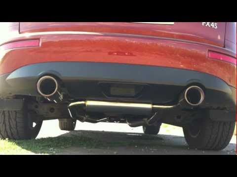 Infiniti FX45 INVIDIA exhaust