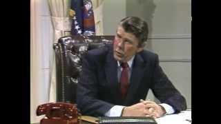 Johnny Carson as Reagan, a &quot;Who&#39;s On First&quot; spoof