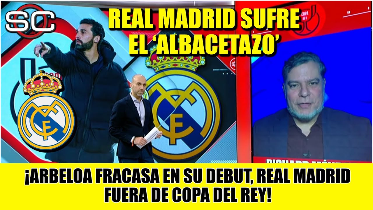 BATACAZO REAL MADRID: ELIMINADO de COPA DEL REY. Reto de ARBELOA, GESTIONAR VESTUARIO | SportsCenter