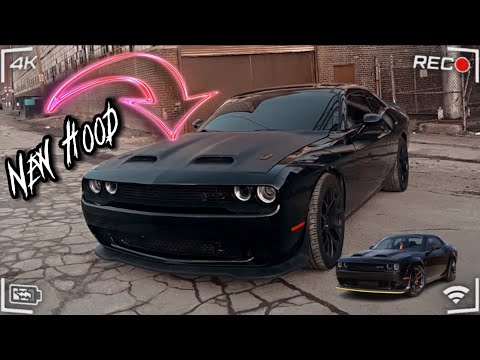 HellCat Red Eye Hood Install