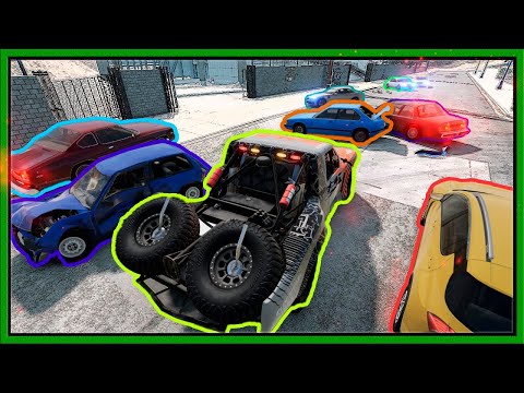 NEW SERIES, CAMOUFLAGE CITY, @gqgames @Taffinho @Juninhoo. BeamNG.drive MULTIPLAYER