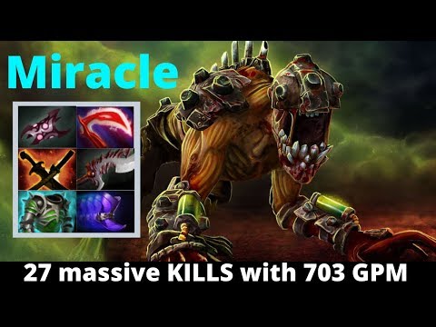 Miracle Naix massive 27 KILLS with 703 GPM Full Gameplay Dota2 TV