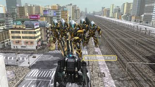 【地球防衛軍6】エイリアンと漢のガトリングバトル M70 異星の騎士 INF 初期体力フェンサー