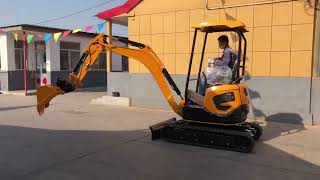 Hot sale 2.5 ton mini excavator, shed model, Kubota D1105 engine.#miniexcavator #excavator