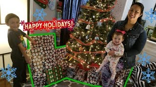 OUR FAMILIES BEST CHRISTMAS EVER!! SECRET SURPRISE PRESENTS FROM FRIENDS!! TONS OF TOYS AND FUN!!