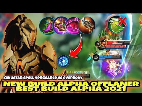 Gameplay Alpha Side Lane - Alpha Offlaner Terkuat - Top Global Alpha - Best Build Alpha - Alpha Ml 🆕