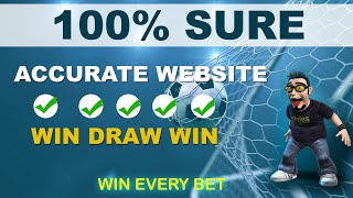 How To Win Long Bet with this Website Strategy | WinDrawWin Over 2.5 Goals Strategy works 100%