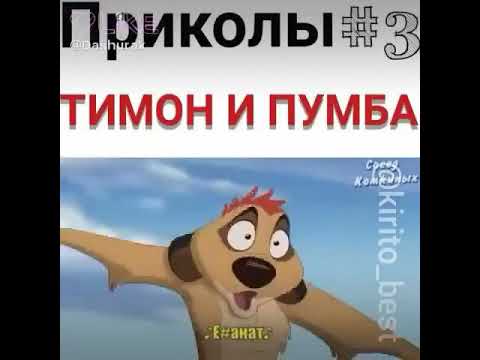 Тимон и Пумба (С МАТОМ )))))!