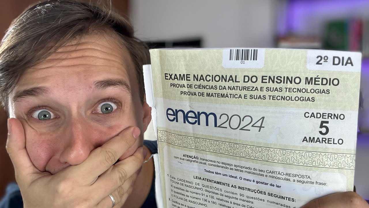 MINHA OPINIÃO SINCERA SOBRE O 2º DIA DO ENEM 2024 (ANÁLISE DA PROVA)