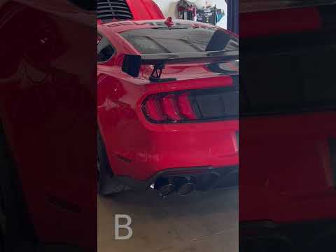 2020 - 2022 GT500 Mustang EXHAUST (BORLA ATAK) Sound Clip "IN NORMAL MODE" BLACK TIPS 140837BC