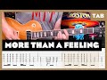Boston More Than A Feeling Guitar Tab Lesson Cover Tutorial
