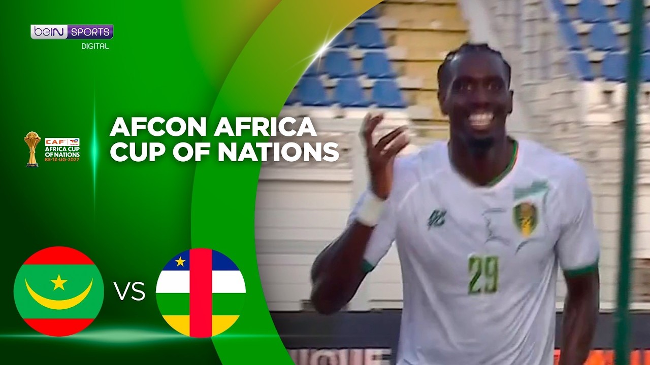 Mauritania vs Central African Republic | HIGHLIGHTS 2027 AFCON Qualifiers | 09/24/2026