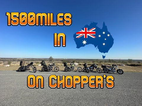 1500Mile Harley Davidson Chopper Journey in Australia