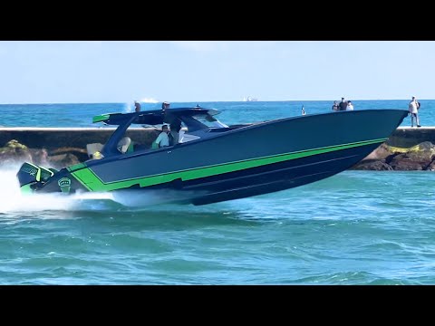 Best PowerBoats in Haulover Inlet Compilation