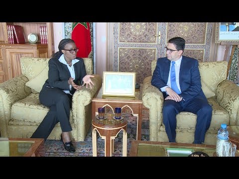 Bourita s'entretient avec la Secrétaire exécutive de la(CEA) Vera Songwe.