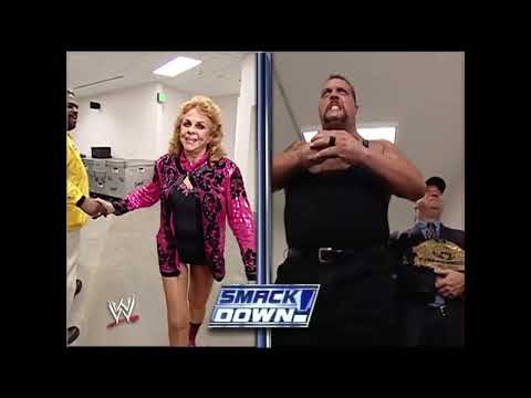 Big Show vs. Fabulous Moolah (Brock saves her and F5's The Big Show) (WWE SmackDown!) HD | 2002