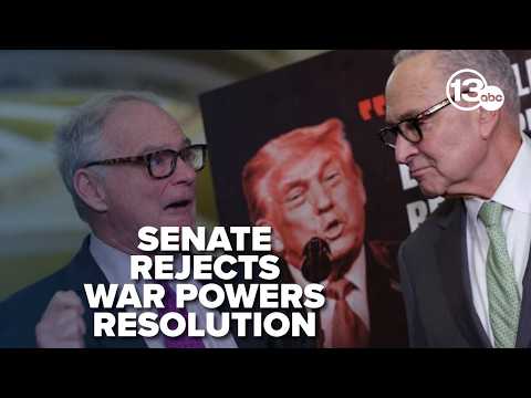 Senate votes down legislation to prevent Trump from continuing Iran war