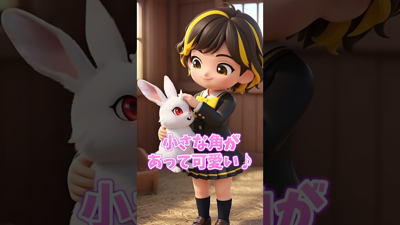 【怖い】学校では変わったウサギを飼っていて… #オカシナセカイ #アニメ #学校 #ホラー