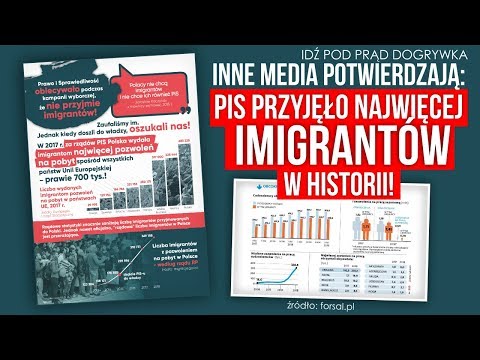 Inne media potwierdzają:PiS przyjęło najwięcej imigrantów w historii! SERWIS INFORMACYJNY 2019.03.05