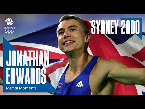 Jonathan Edwards Wins Triple Jump Gold | Sydney 2000 Medal Moments