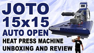 Joto 15x15 Heat Press Review From Heat Transfer Warehouse