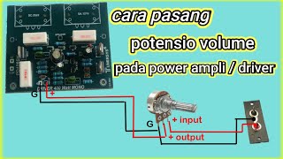 Download lagu cara pasang POTENSIO volume pada power amplifier mp3 Download lagu cara pasang POTENSIO volume pada power amplifier mp3
