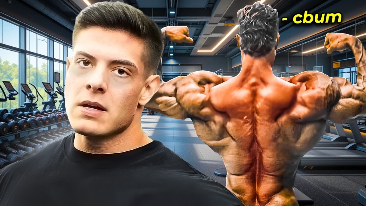 I trained BACK like “CBUM” for 1 day