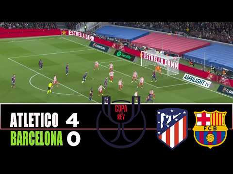 ATLETICO MADRID vs BARCELONA | 2026 Copa Del Rey | Match Highlights
