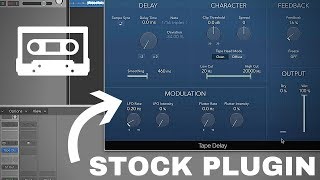 Video thumbnail for Tape Saturation in Logic Pro X - Stock Tape Delay Plug-In by Nick Christopherson