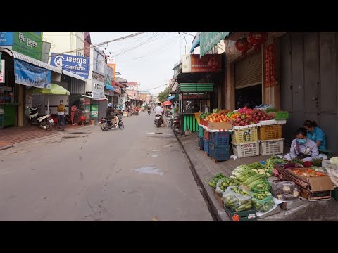 Cycling My Area Lockdown 14th Days - Amazing Street Food Selling Food Daily @ Russey Keo