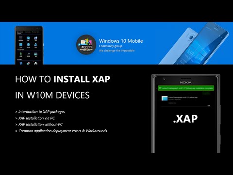 How to Install XAP in W10M (With & Without-PC)