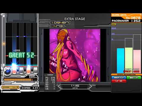 beatmania IIDX INFINITAS  naughty girl@Queen's Palace(H) AA