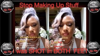 Megan Thee Stallion finally  Speaks Out - Brought  to tears in IG LIVE