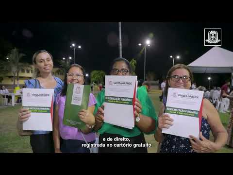 318 famílias de Várzea Grande conquistam títulos definitivos de seus lares