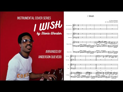 I WISH BY STEVIE WONDER - INSTRUMENTAL COVERS SERIES BY ANDERSON QUEVEDO - SHEET MUSIC
